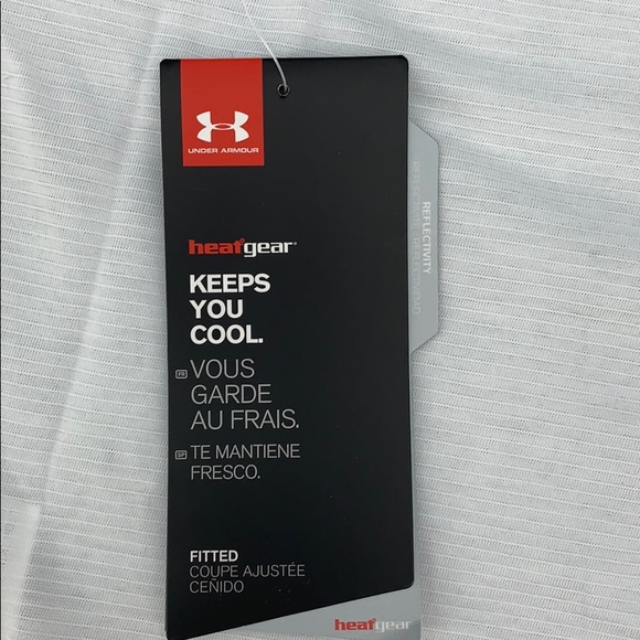4/$25 NEW Under Armour White Run Tank, Reflective - Picture 4 of 6